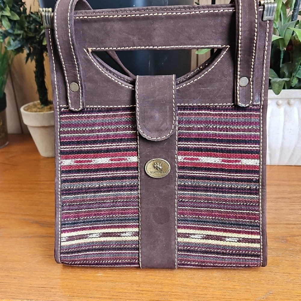 Rare Vintage Guatemala Woven Hand Bag